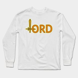 cool and unique lord writing design Long Sleeve T-Shirt